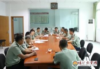 救消大隊傳達(dá)貫徹芙蓉公司安全生產(chǎn)例會精神