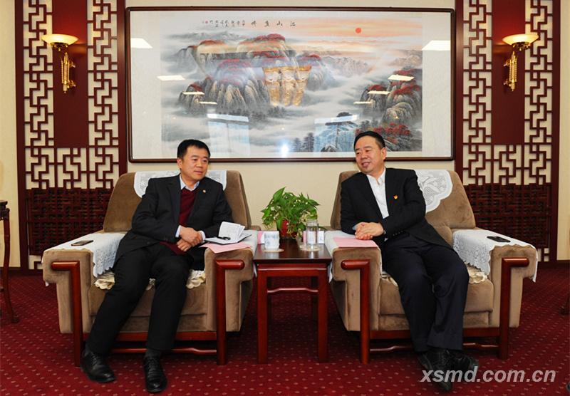 王玉寶會(huì)見山煤集團(tuán)梁建光一行