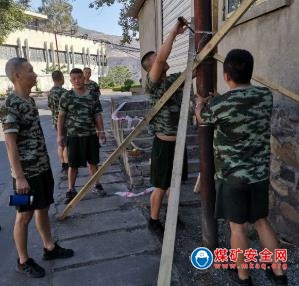 攀煤救消大隊處置安全隱患見行動