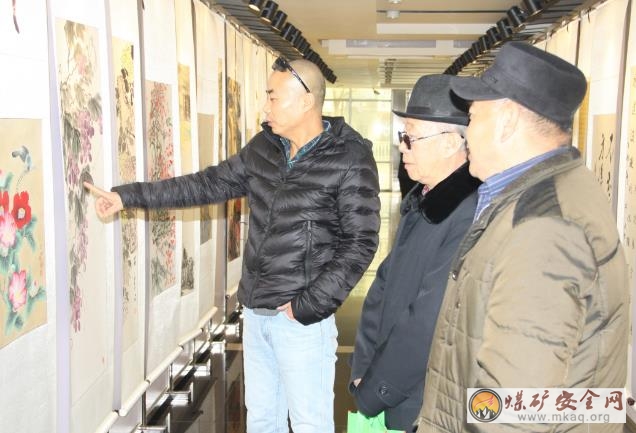 汾西礦業(yè)舉辦職工書畫展