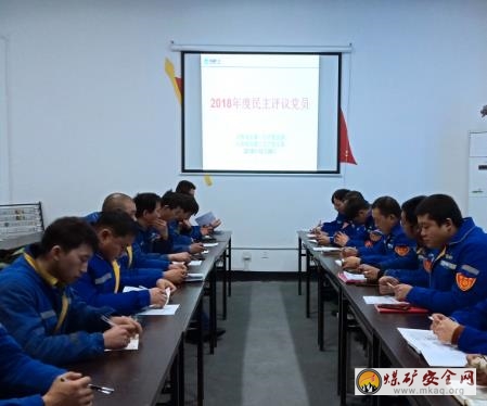 天業(yè)集團天偉電石廠各黨支部召開2018年度民主評議黨員大會