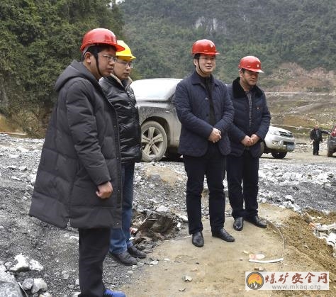 集團(tuán)公司副總張小寧到再生公司調(diào)研  魯塘尾礦庫外排水廢水深度處理項(xiàng)目