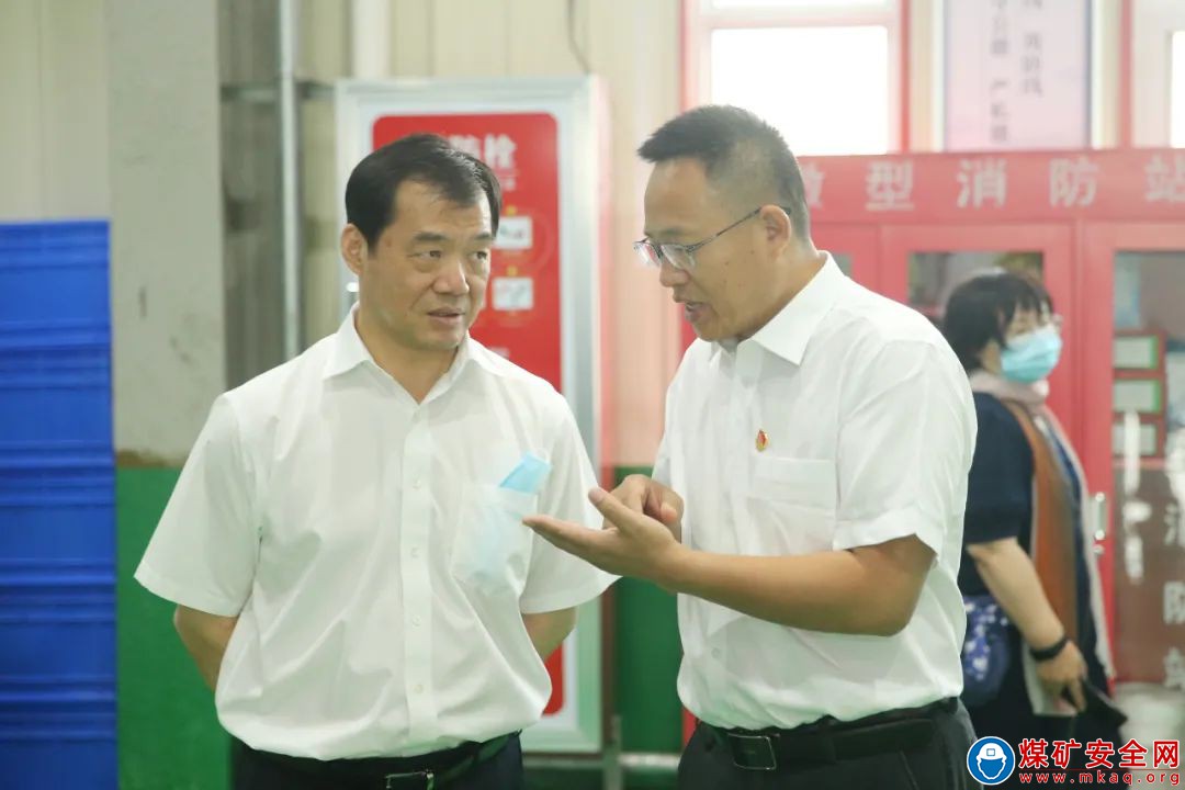 江蘇省工信廳副廳長李強到陜西中能煤田有限公司就蘇陜合作項目考察調研
